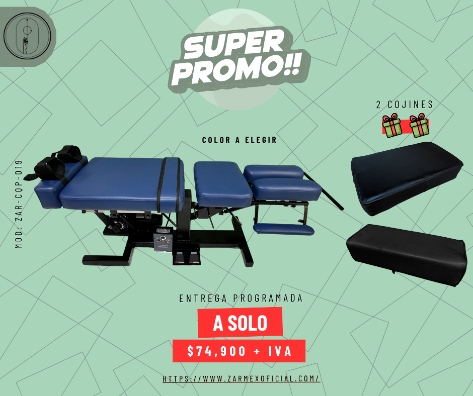 Mesa Flexión Lumbar Eléctrica